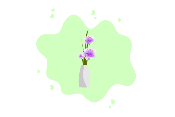 Download Flower Vase Bright Floral Abstract Decor - Premium Resources