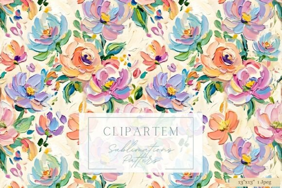 Download Colorful Peony Floral Seamless Pattern - Floral seamless Collection