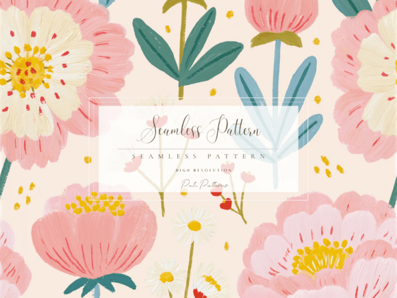 Download Blush Peony Floral Seamless Pattern - Floral seamless Collection
